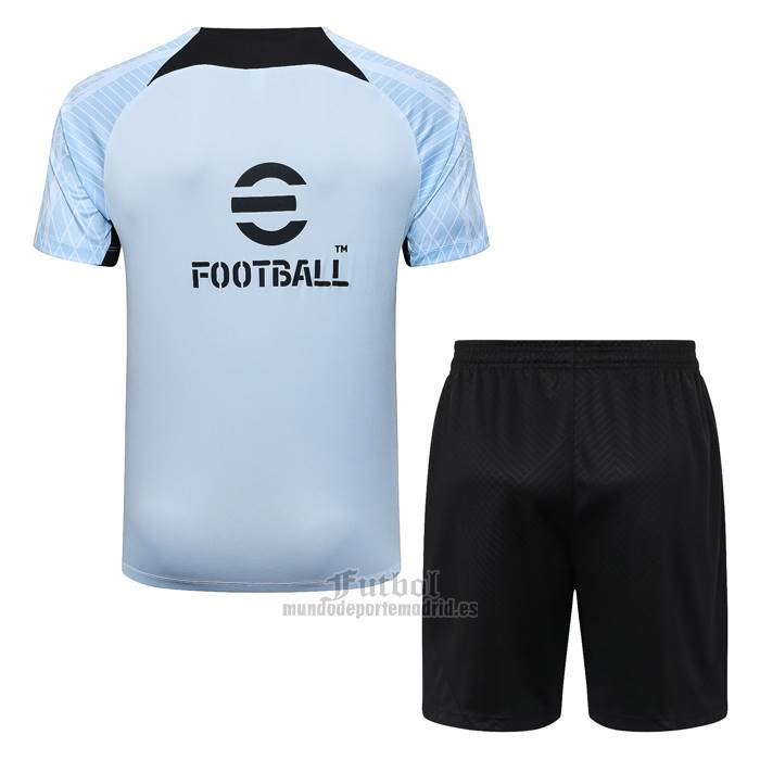 Chandal del Inter Milan Manga Corta 2023-2024 Azul - Pantalon Corto